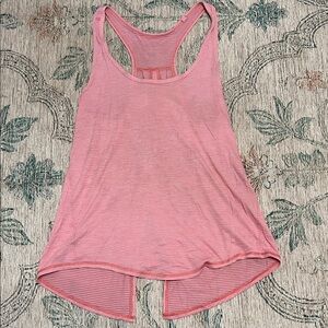 Lululemon Athletica Pink Racerback Tank Top